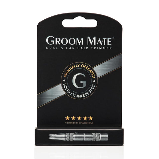 美國 Groom Mate Platinum XL 免電超利修鼻毛器