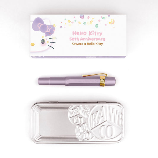 德國KAWECO x Hello Kitty AL Sport 鋼筆50週年限定版 紫色 金尖 F