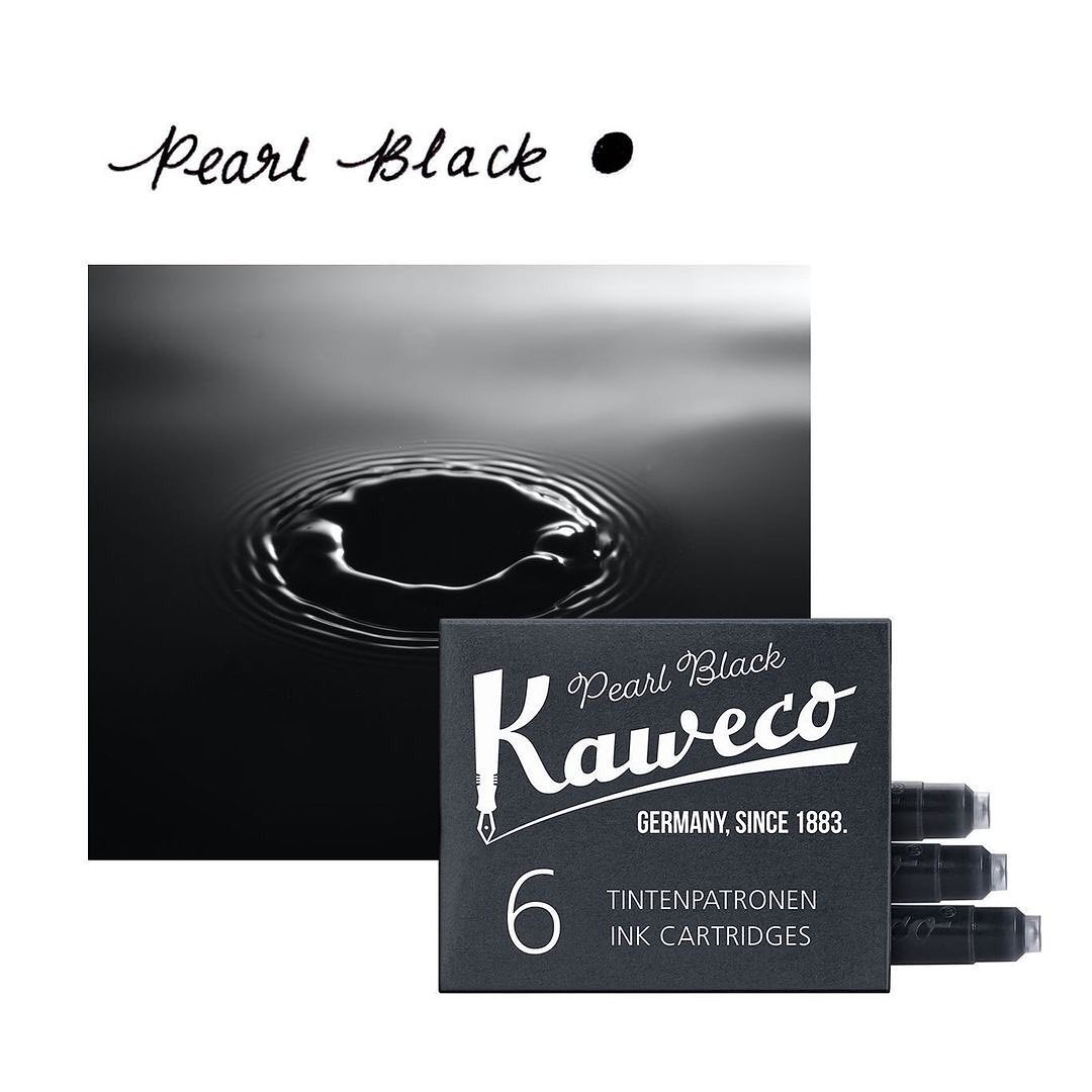 德國KAWECO 歐規卡水 卡式墨水管 珍珠黑 Pearl Black