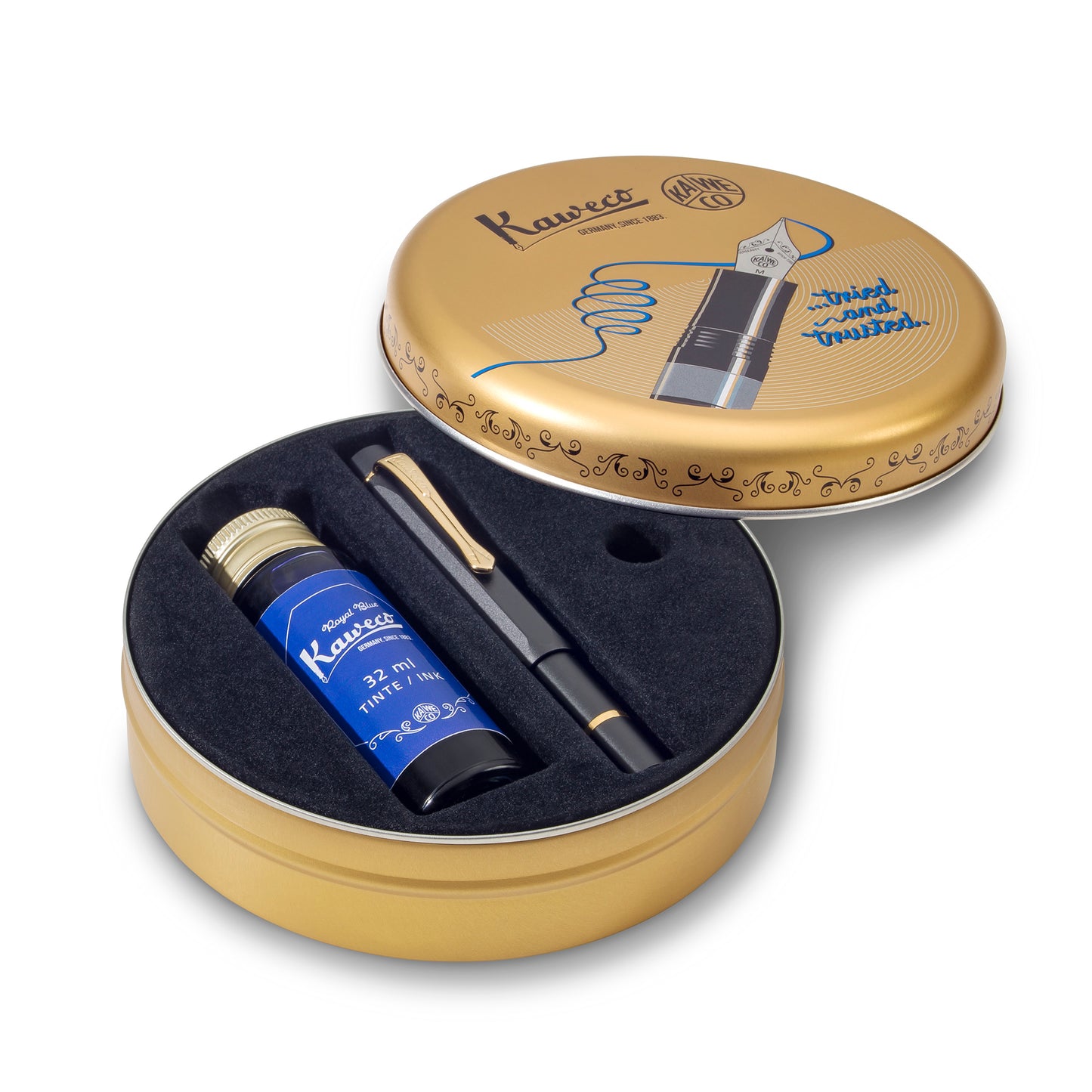 德國KAWECO AL SPORT系列 PISTON 活塞式鋼筆 黑