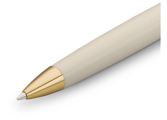 KAWECO STUDENT 50's Rock 原子筆 — 筆身前段細節,金環與筆尖