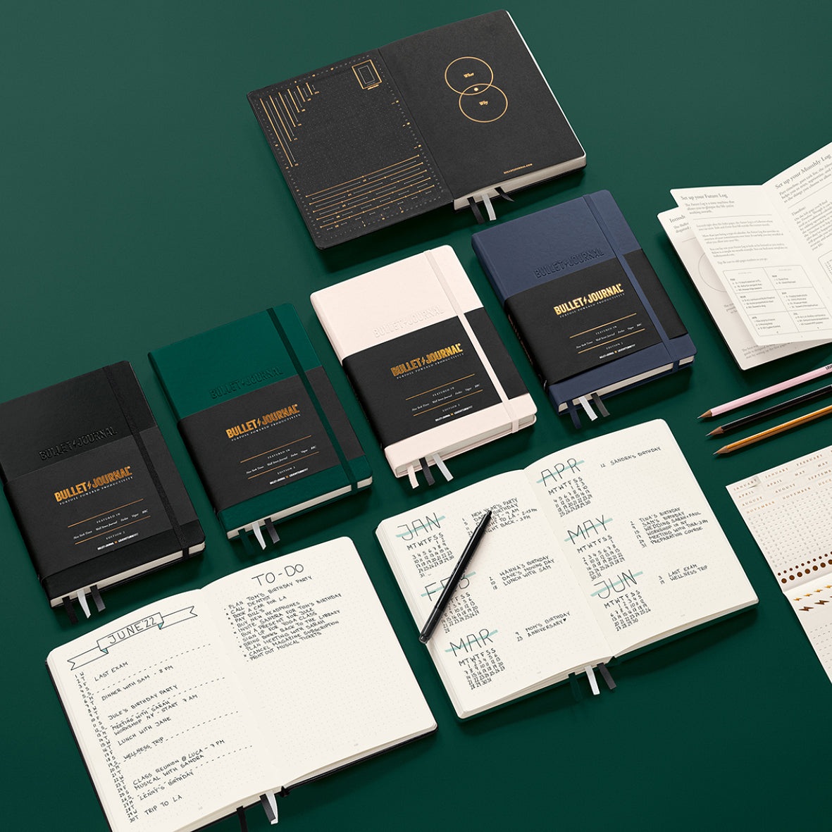 𝐋𝐄𝐔𝐂𝐇𝐓𝐓𝐔𝐑𝐌𝟏𝟗𝟏𝟕 Bullet Journal 子彈日記/子彈筆記本 A5/硬皮/綠/點狀/第二代/烙印 #368952