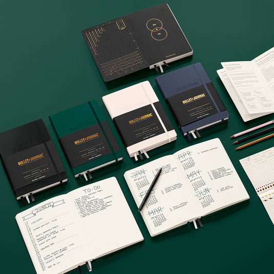 𝐋𝐄𝐔𝐂𝐇𝐓𝐓𝐔𝐑𝐌𝟏𝟗𝟏𝟕 Bullet Journal 子彈日記/子彈筆記本 A5/硬皮/綠/點狀/第二代/烙印 #368952
