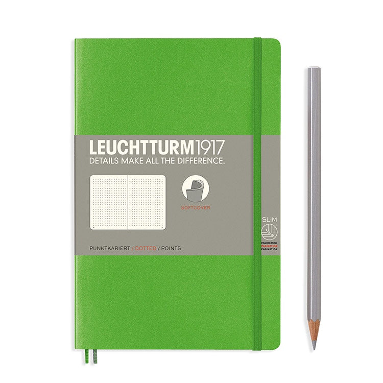 LEUCHTTURM1917 軟殼筆記本 B6／青草綠／方點 #358306