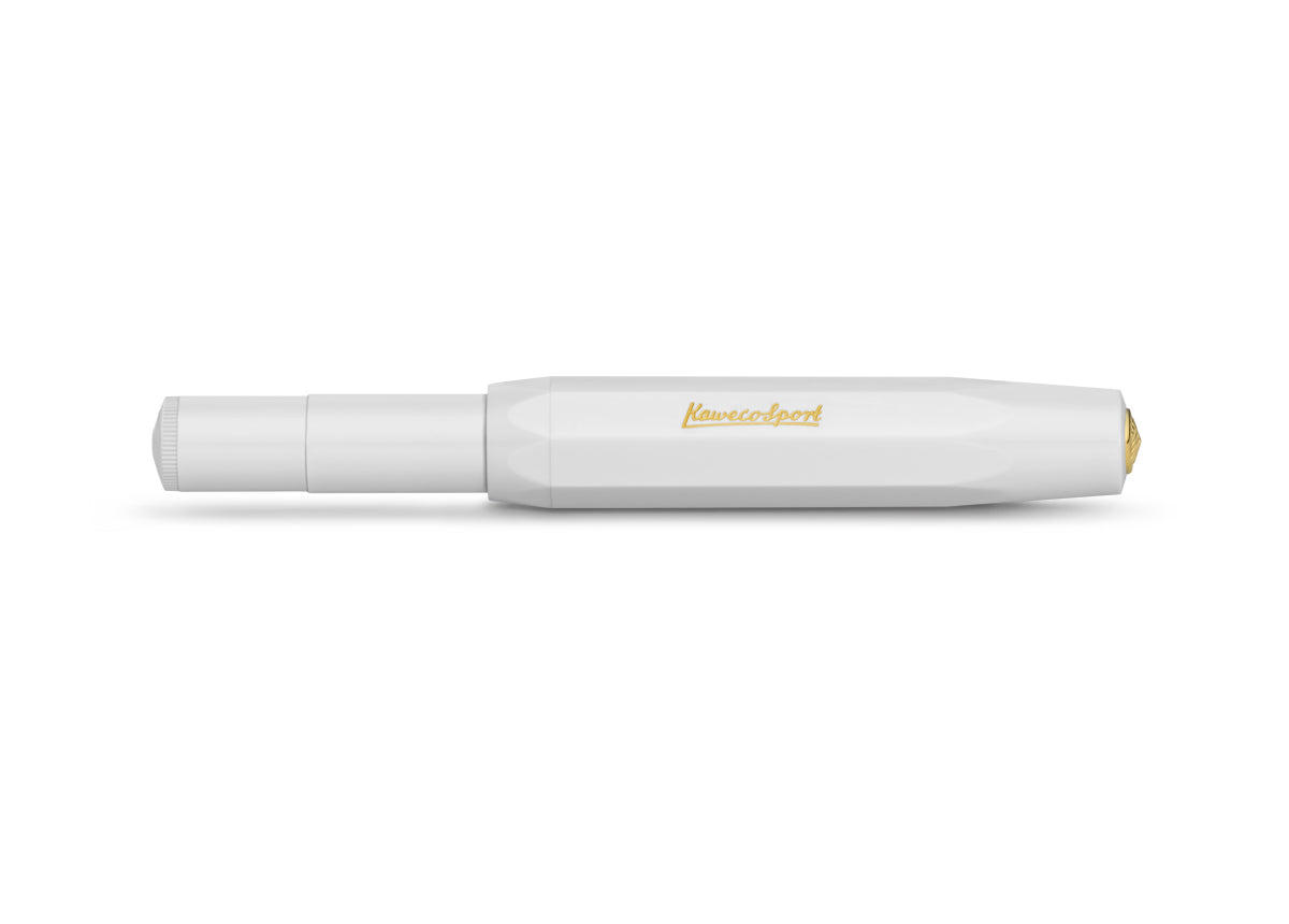 德國KAWECO CLASSIC Sport系列鋼珠筆 0.7mm 鋼琴白