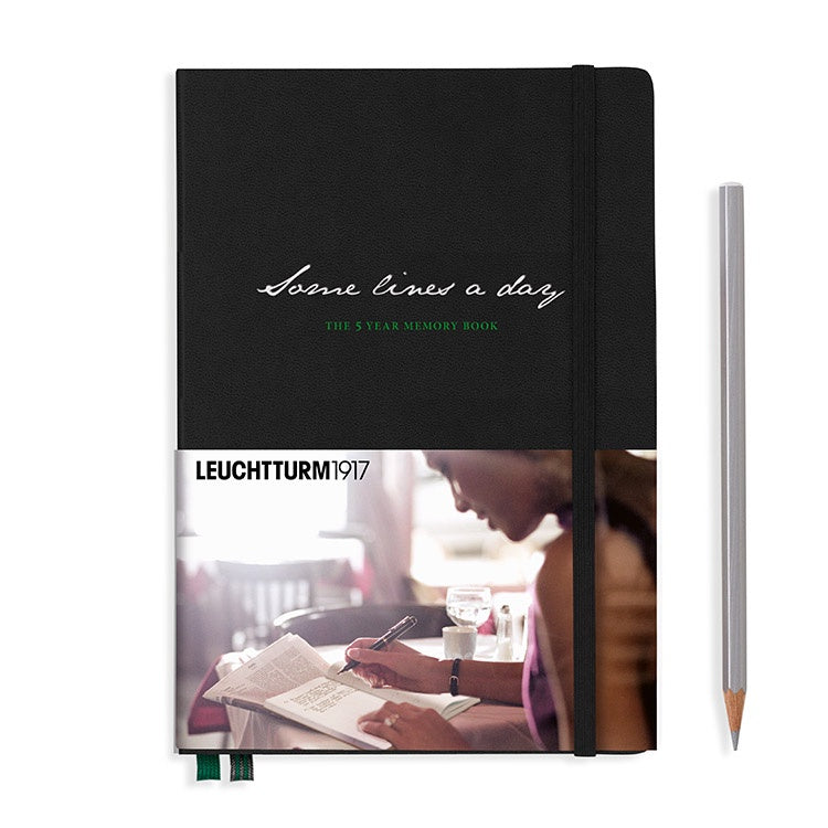 LEUCHTTURM1917 Some Lines a Day系列 5年日記本 A5/黑色