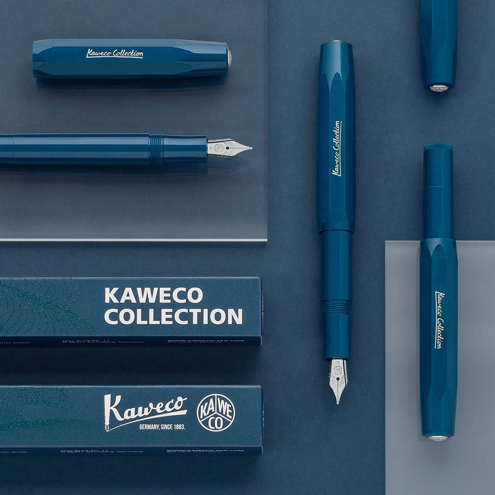 德國KAWECO COLLECTION系列鋼筆 富山冷光藍