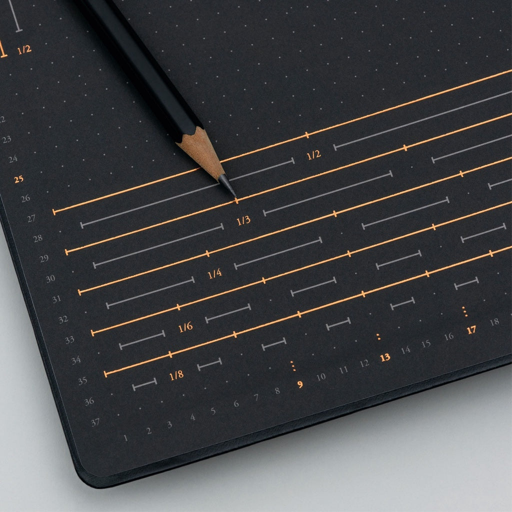 𝐋𝐄𝐔𝐂𝐇𝐓𝐓𝐔𝐑𝐌𝟏𝟗𝟏𝟕 Bullet Journal 子彈日記/子彈筆記本 A5/硬皮/黑/點狀/第二代/烙印 #363572