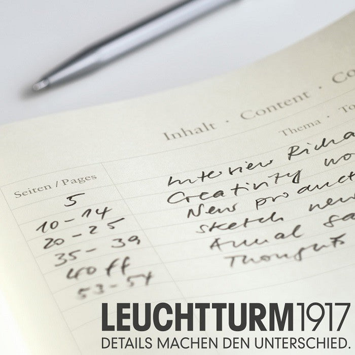 Leuchtturm1917 燈塔雙色系列筆記本(沙褐+紅色)空白