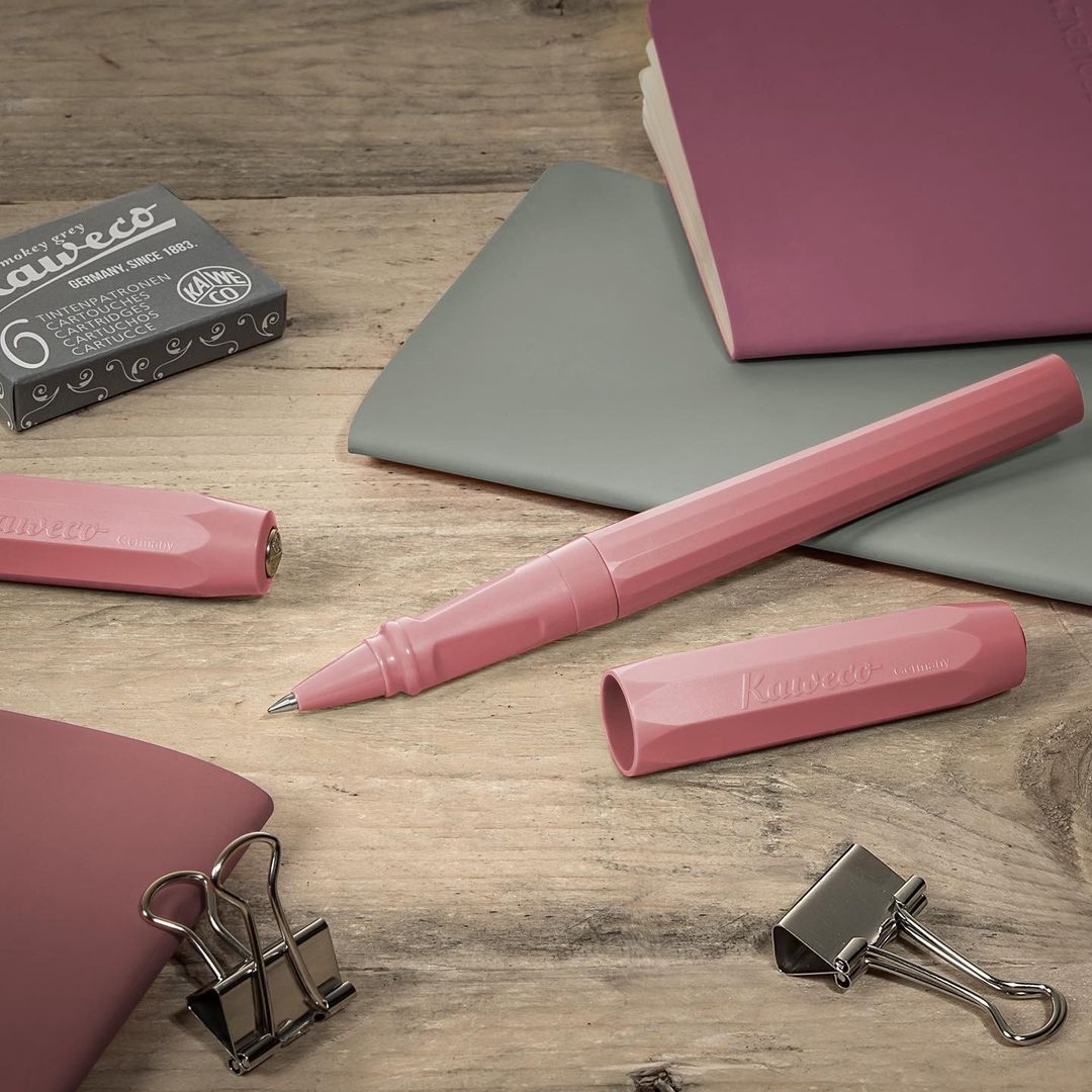 德國KAWECO PERKEO系列鋼珠筆 櫻花粉