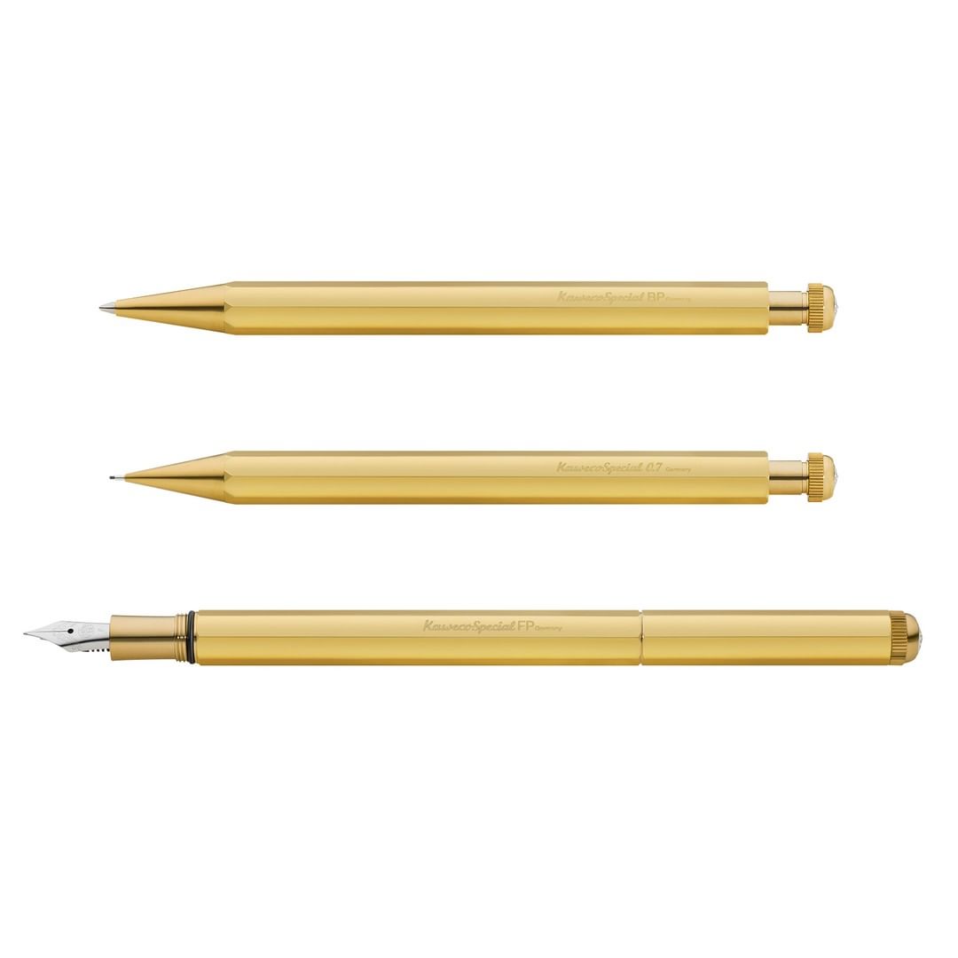 德國KAWECO SPECIAL系列自動鉛筆 2.0mm 無橡皮擦 黃銅