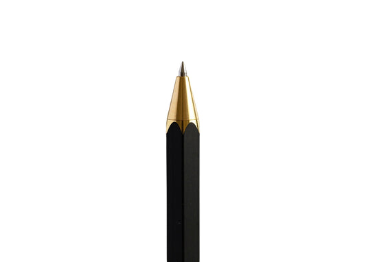 Pencillest 可擦拭黃銅原子筆/黃銅筆/摩擦筆 黑色附筆芯