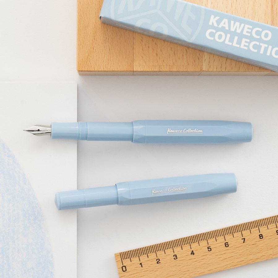 德國KAWECO COLLECTION系列鋼筆 迷霧藍Ｆ