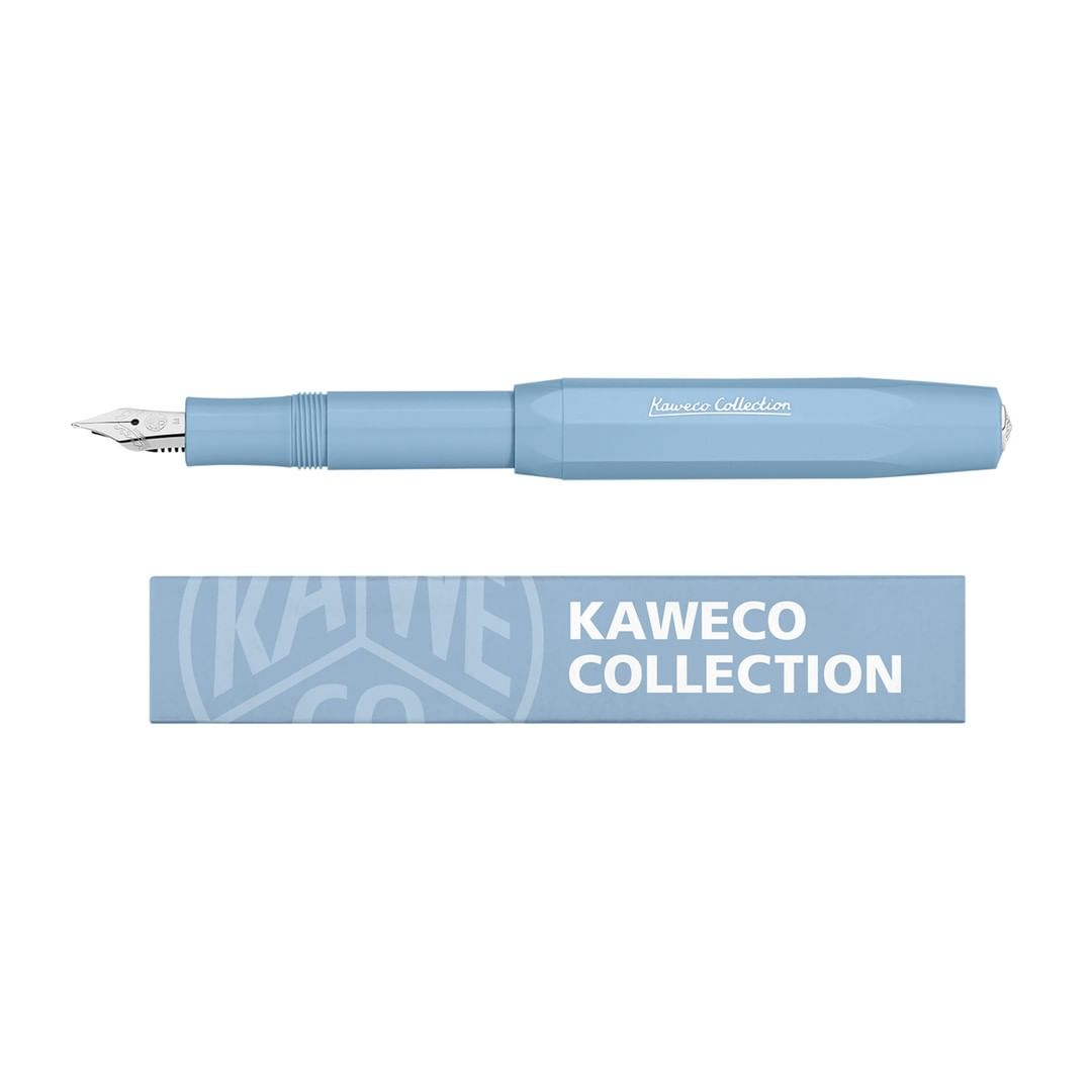 德國KAWECO COLLECTION系列鋼筆 迷霧藍Ｆ