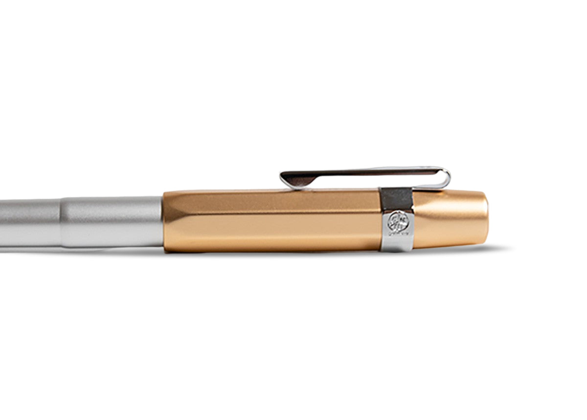 德國KAWECO AL Sport系列鋼筆 金銀&銀金組合+筆夾