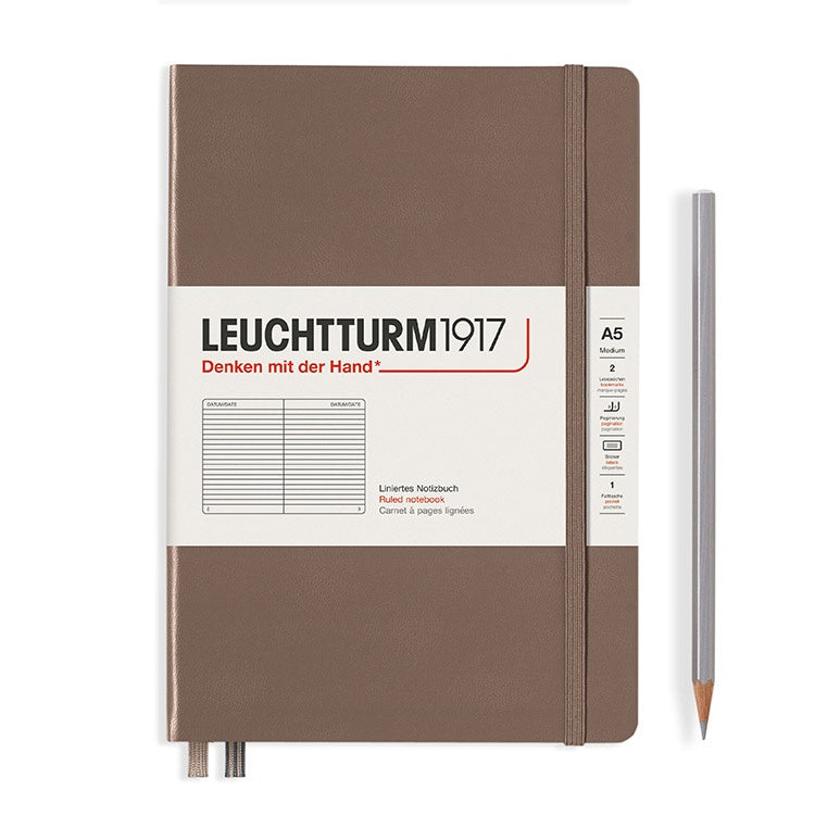 LEUCHTTURM1917 硬殼筆記本 大自然/暖土棕/A5/大地棕/橫線 #363396