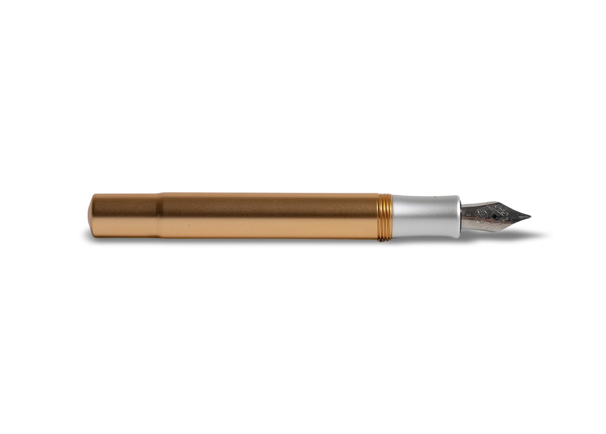 德國KAWECO AL Sport系列鋼筆 銀金+金色筆夾
