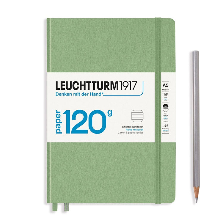 LEUCHTTURM1917 Edition 120G／A5／鼠尾草綠／橫線 #363538