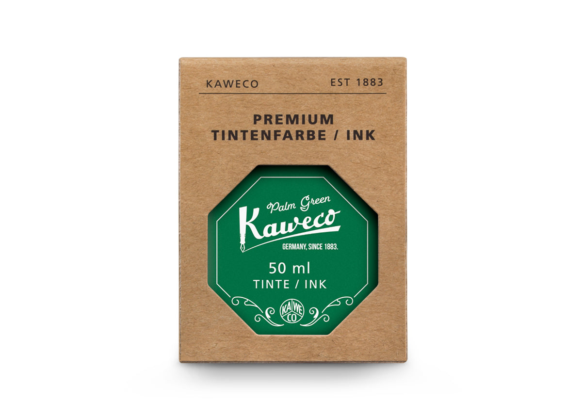 德國KAWECO 瓶裝墨水 棕櫚綠 50ml