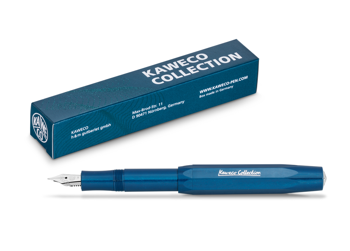 德國KAWECO COLLECTION系列鋼筆 富山冷光藍