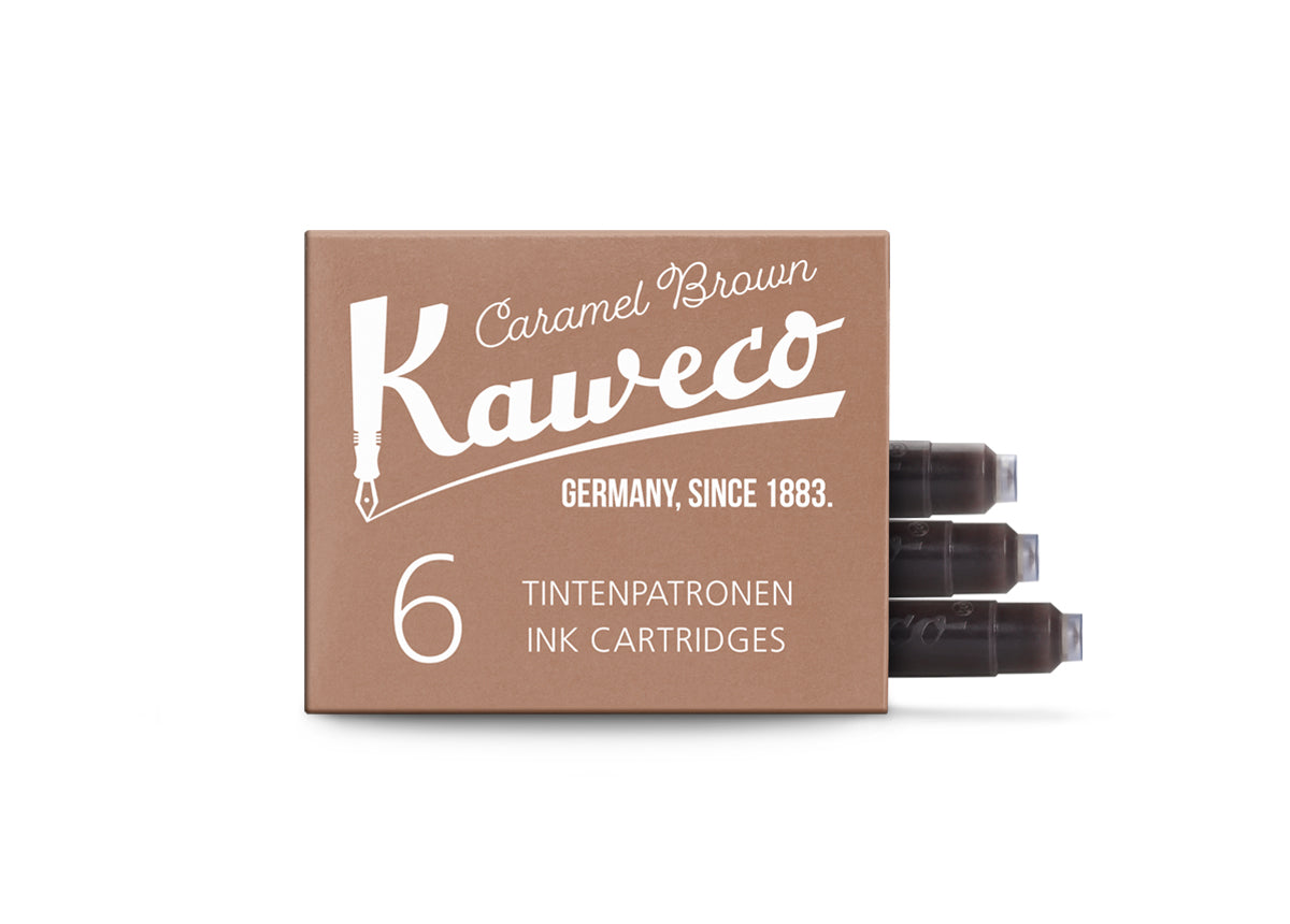 德國KAWECO 歐規卡水 卡式墨水管 焦糖棕 Caramel Brown