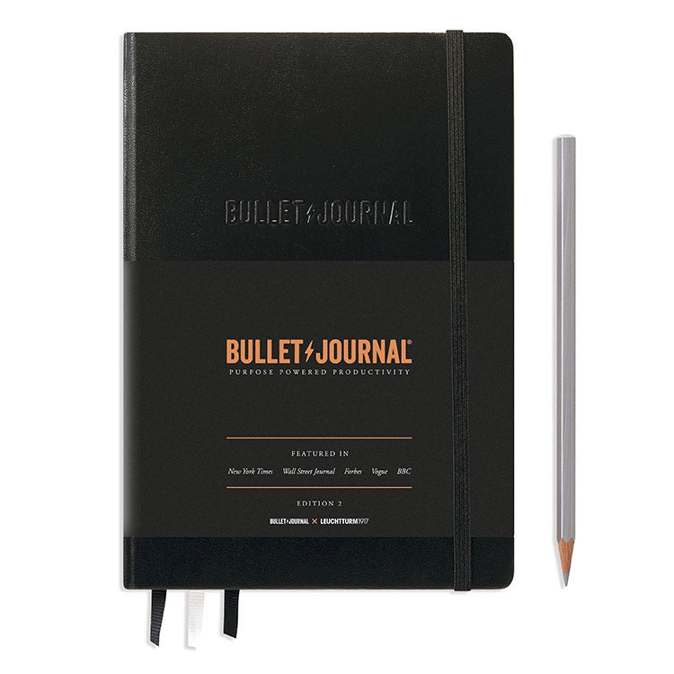 𝐋𝐄𝐔𝐂𝐇𝐓𝐓𝐔𝐑𝐌𝟏𝟗𝟏𝟕 Bullet Journal 子彈日記/子彈筆記本 A5/硬皮/黑/點狀/第二代/烙印 #363572
