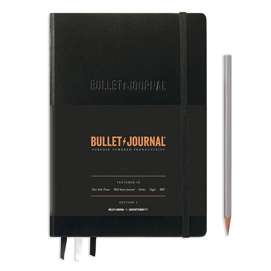 𝐋𝐄𝐔𝐂𝐇𝐓𝐓𝐔𝐑𝐌𝟏𝟗𝟏𝟕 Bullet Journal 子彈日記/子彈筆記本 A5/硬皮/黑/點狀/第二代/烙印 #363572