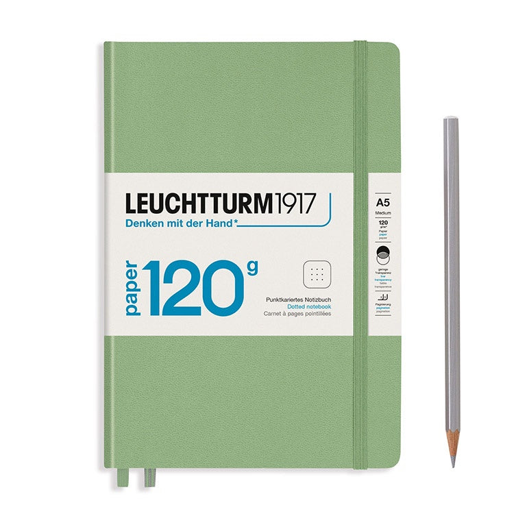 LEUCHTTURM1917 Edition 120G／A5／鼠尾草綠／方點 #363537