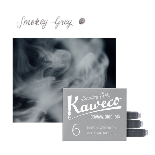 德國KAWECO 歐規卡水 卡式墨水管 太空灰 Smokey Grey