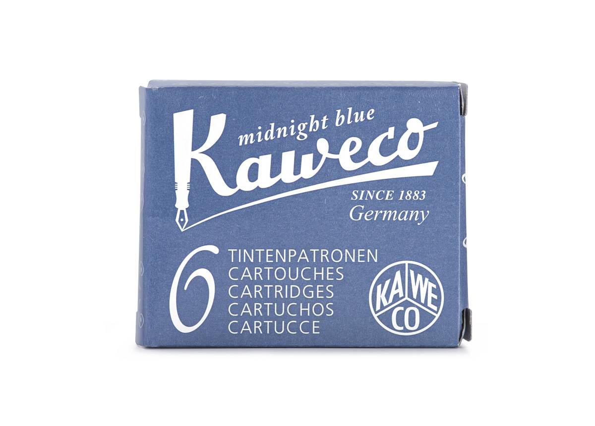 德國KAWECO 歐規卡水 卡式墨水管 子夜藍 Midnight Blue