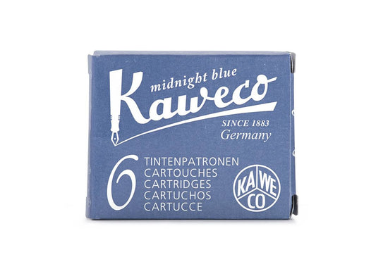 德國KAWECO 歐規卡水 卡式墨水管 子夜藍 Midnight Blue