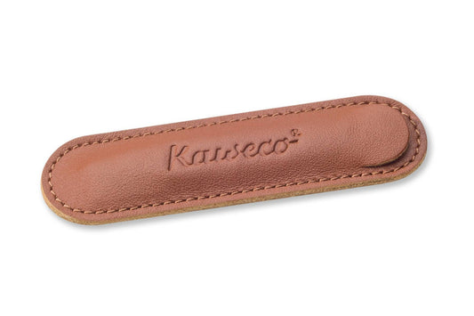 德國KAWECO 焦糖色真皮筆袋(可放一支LILIPUT)