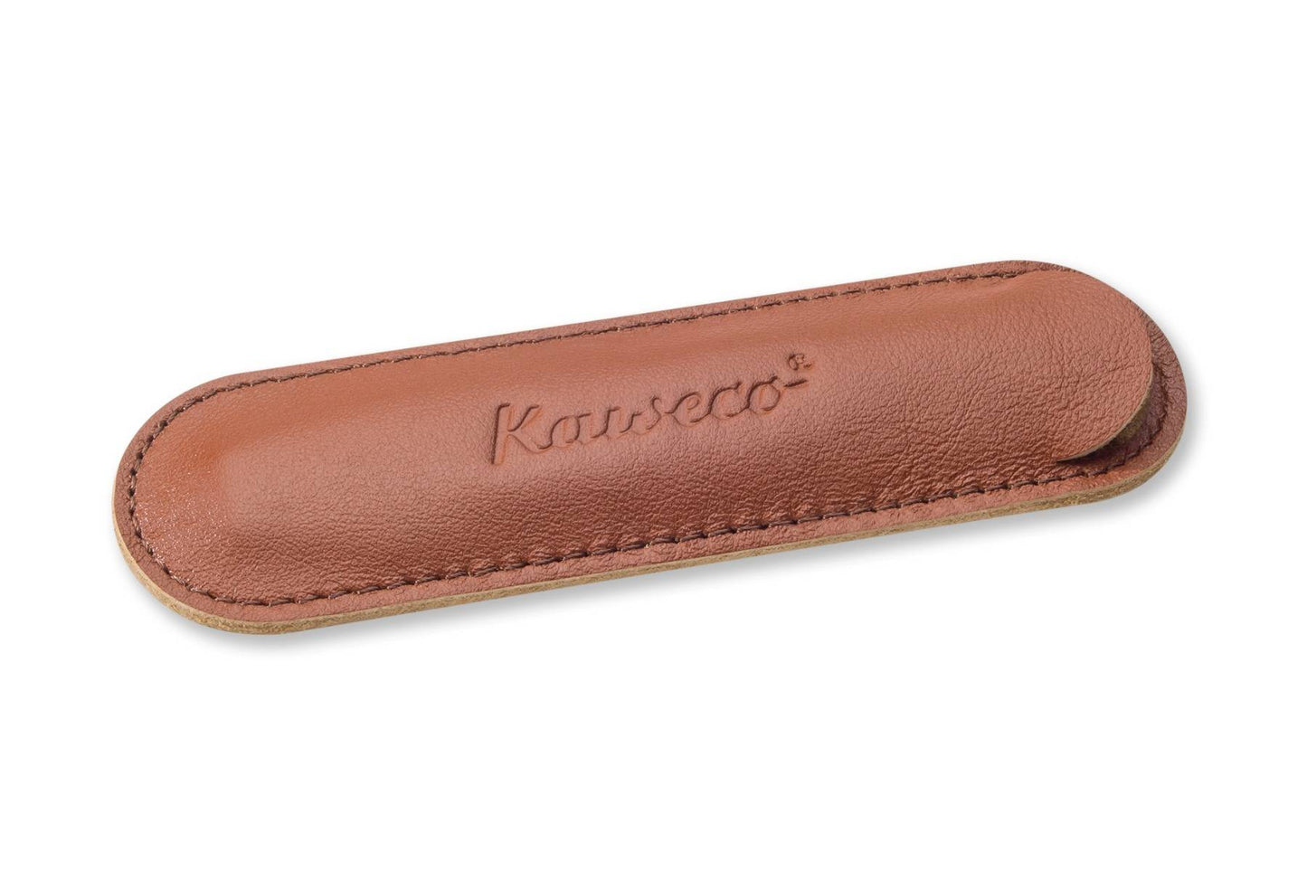 德國KAWECO 焦糖色真皮筆袋(可放一支SPORT)