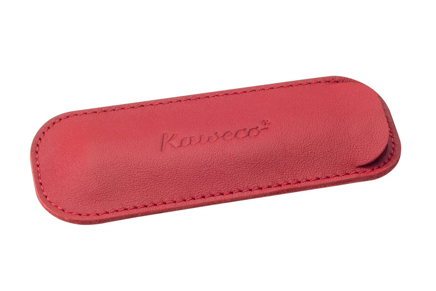 德國KAWECO 紅色真皮筆袋（可放兩支SPORT）