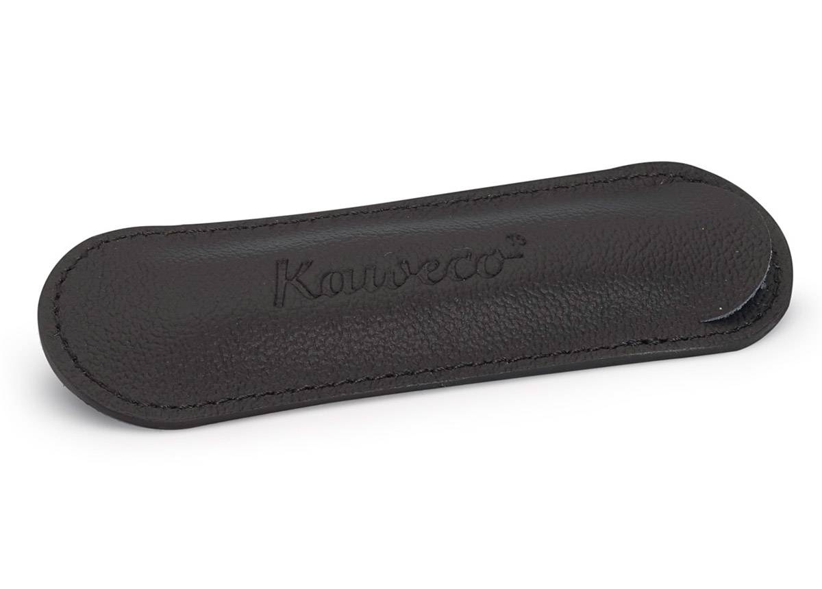 德國KAWECO 黑色真皮筆袋(可放二支LILIPUT)