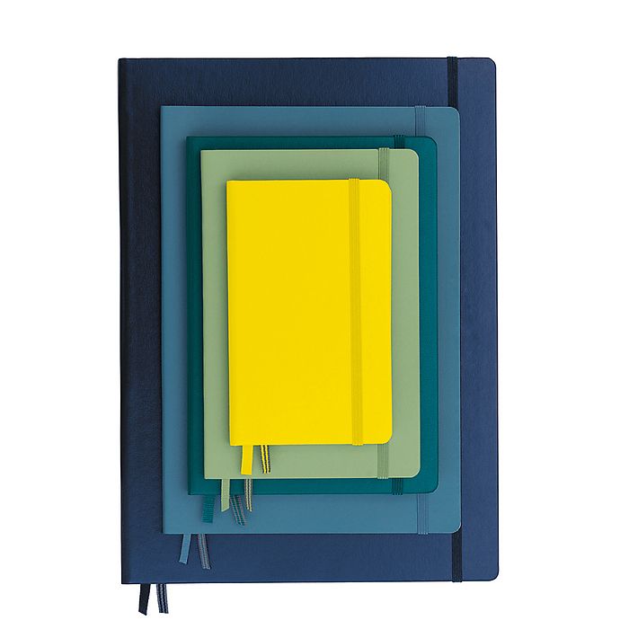 LEUCHTTURM1917 硬殼筆記本 大自然/礦石藍/A5/灰藍色/方點 #363334