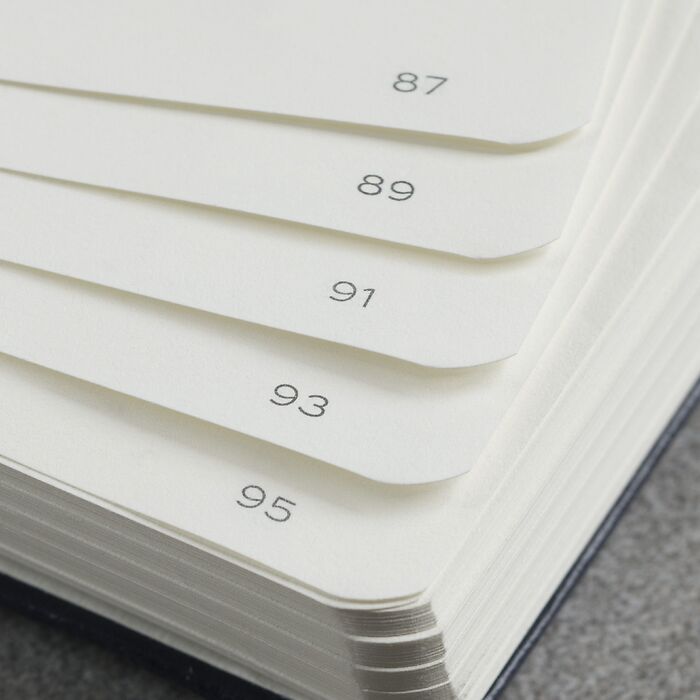 LEUCHTTURM1917 硬殼筆記本 大自然/礦石藍/A5/灰藍色/方點 #363334