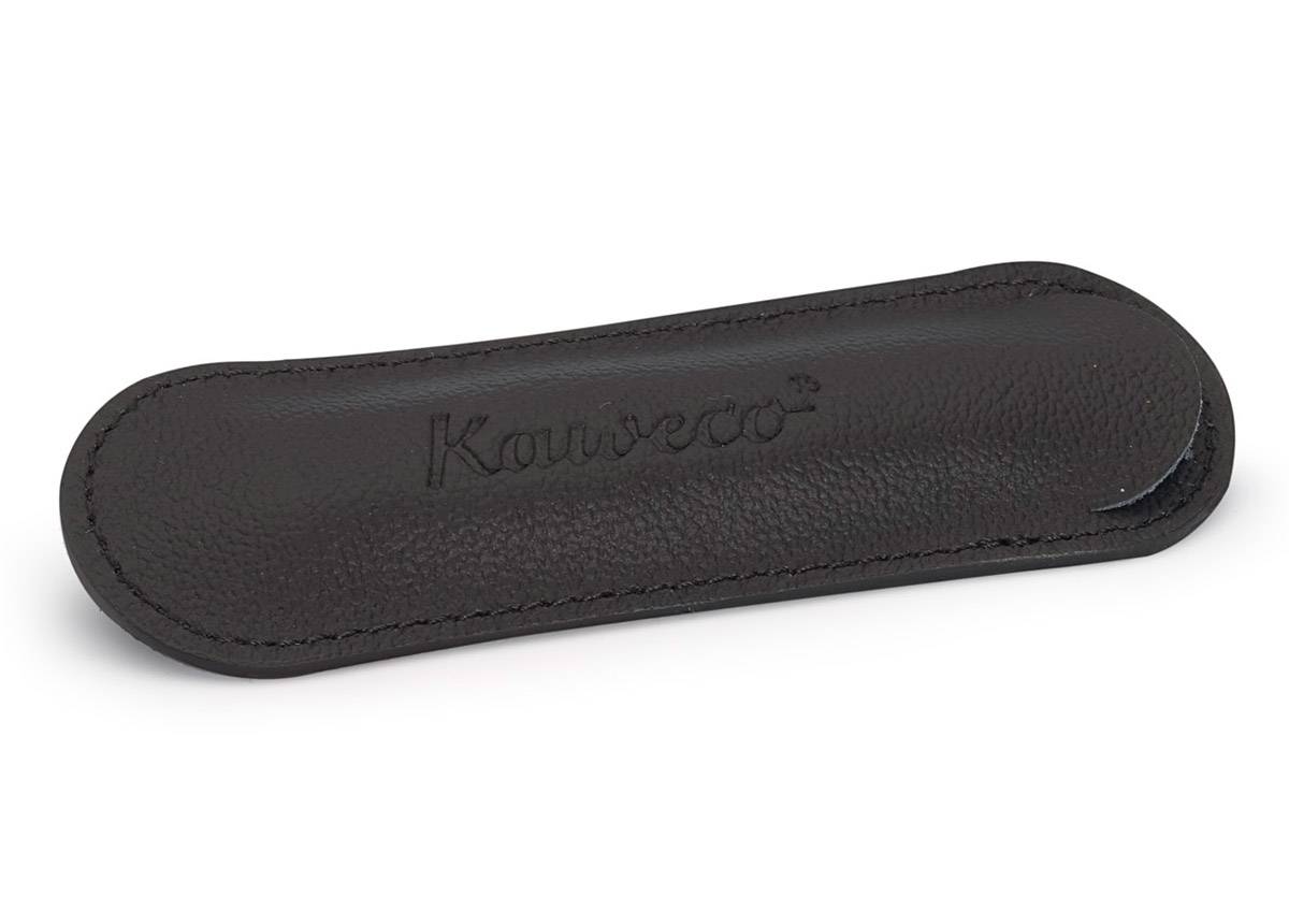 德國KAWECO 黑色真皮筆袋(可放一支SPORT)
