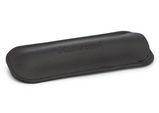 德國KAWECO 黑色真皮筆袋(可放二支SPORT)