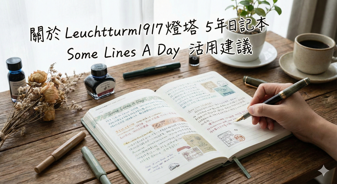 關於 Leuchtturm1917燈塔 5年日記本 Some Lines A Day 活用建議