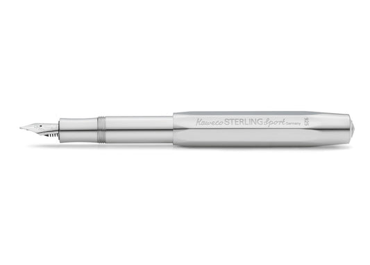 德國KAWECO STERLING Sport 925純銀鋼筆 — 全貌