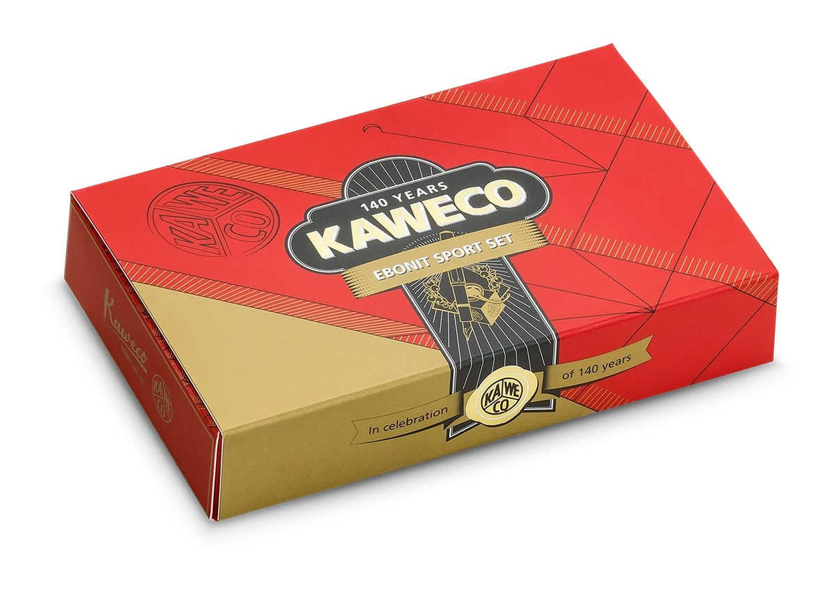 德國KAWECO EBONIT Sport 硬橡膠鋼筆 限量套組 — 140週年紀念禮盒
