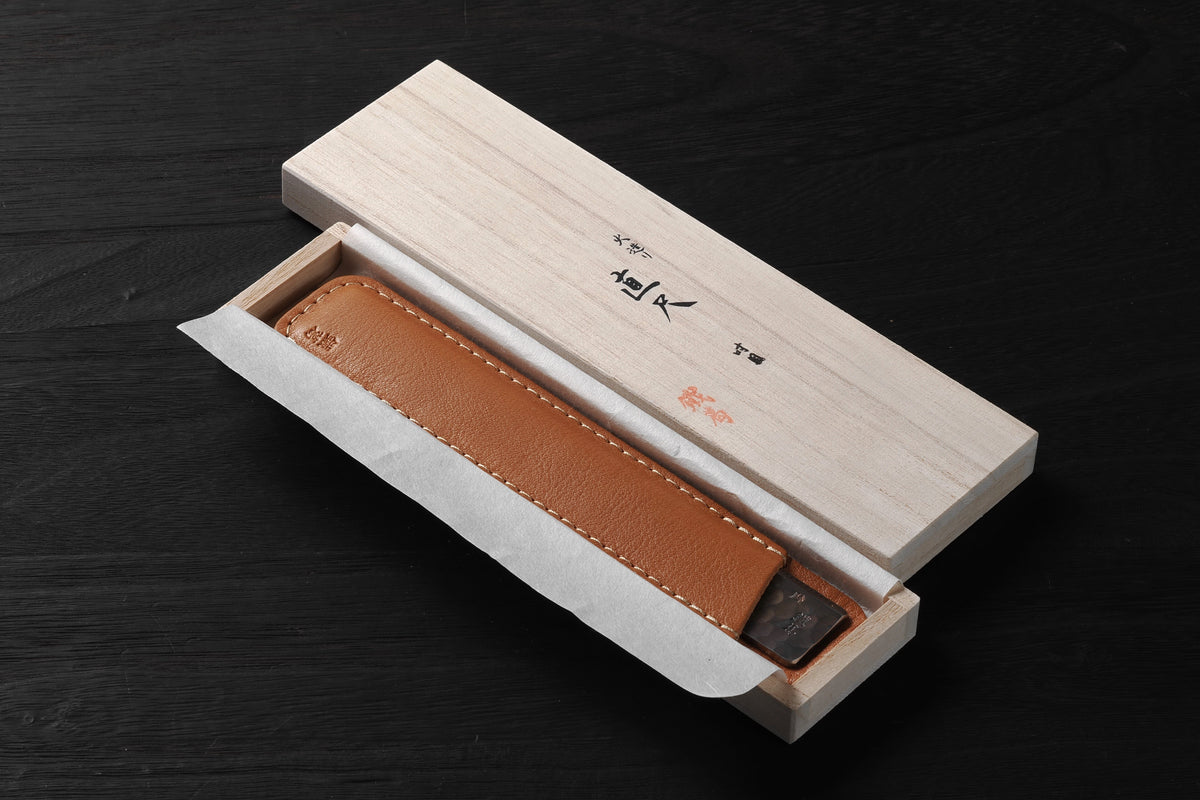 日本 Inoue Tool Works 手工鍛造鋼尺 12cm（本體140mm）