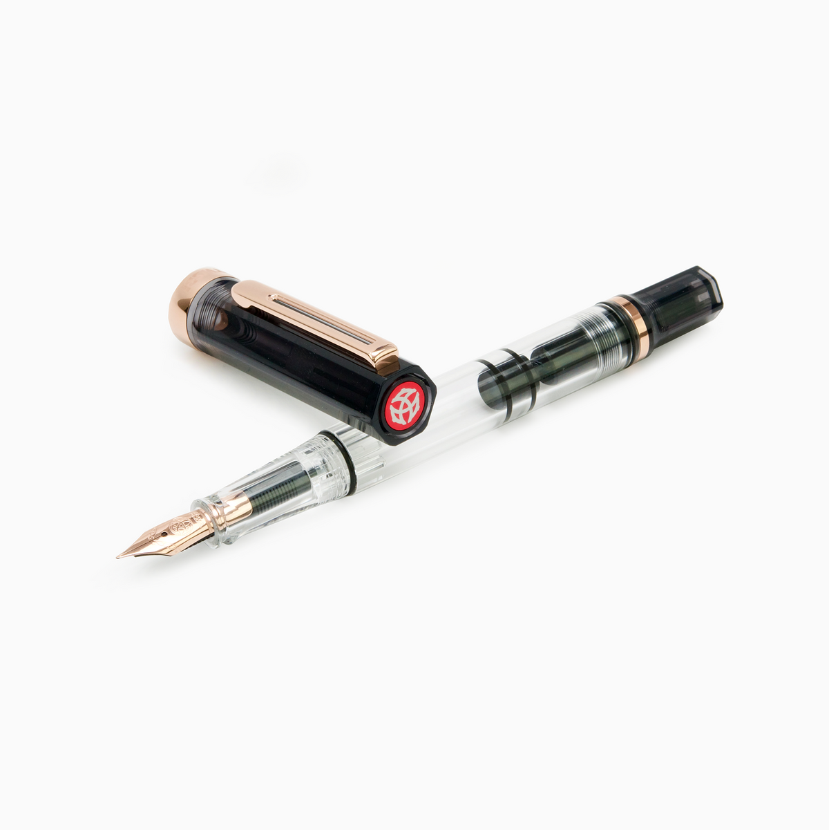 TWSBI 三文堂鋼筆 / ECO / 透黑 & 玫瑰金