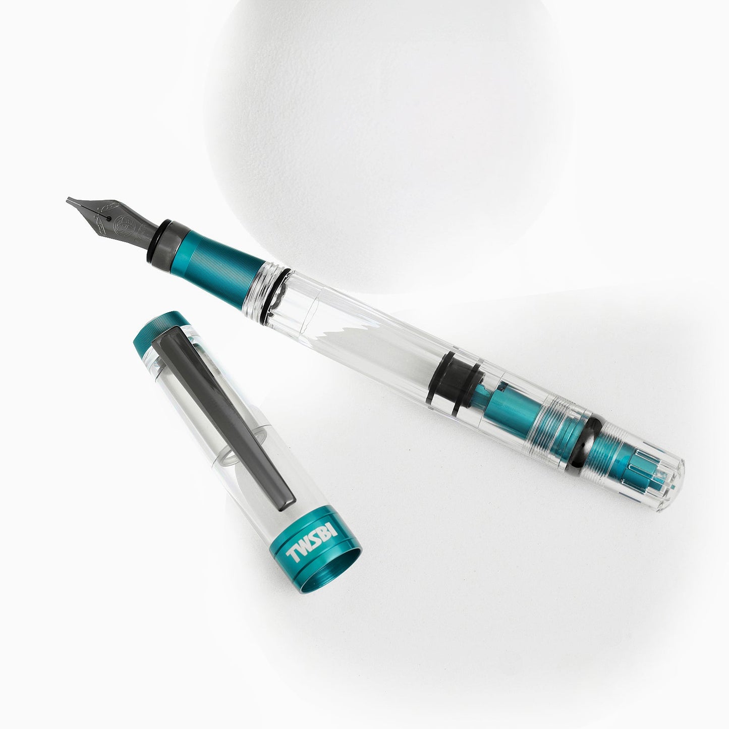 TWSBI 三文堂鋼筆 / 鑽石 580 AL R / 加勒比海藍 & 黑鈦