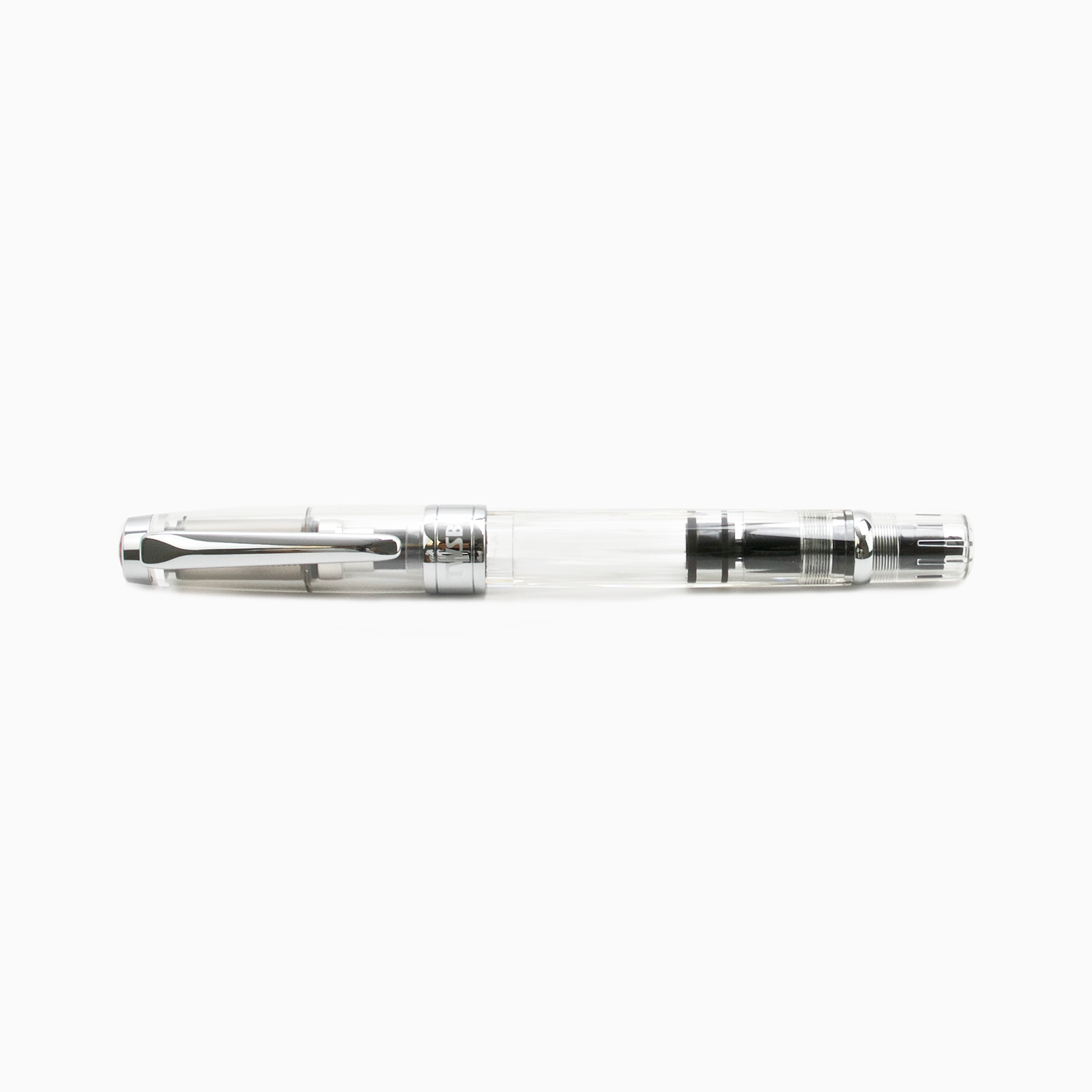 TWSBI 三文堂 鑽石 580 透明 鋼筆,套蓋狀態