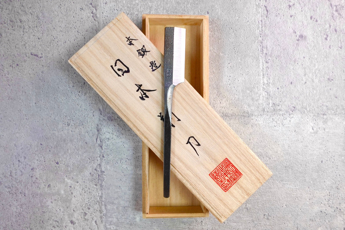日本 TOMITA 手工鍛造直剃刀 槌目
