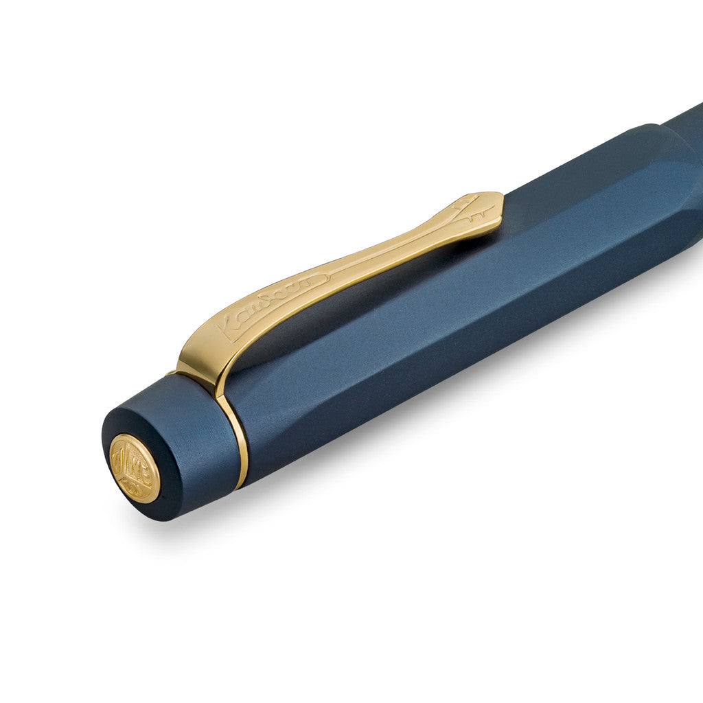 KAWECO AL SPORT系列 PISTON 活塞式鋼筆 海軍藍 金屬筆身/吸墨式/禮盒