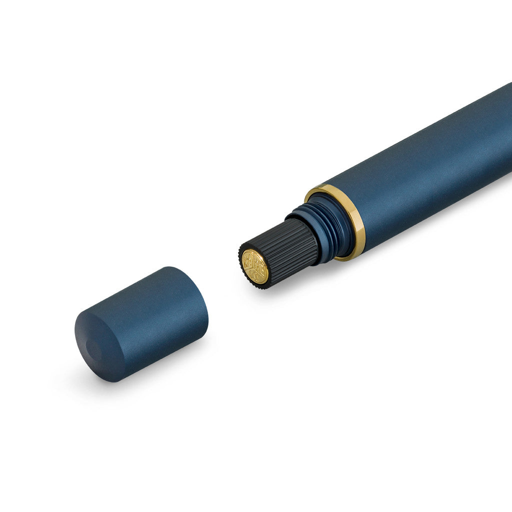 KAWECO AL SPORT系列 PISTON 活塞式鋼筆 海軍藍 金屬筆身/吸墨式/禮盒