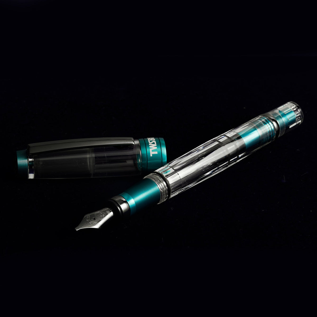 TWSBI 三文堂鋼筆 / 鑽石 580 AL R / 加勒比海藍 & 黑鈦